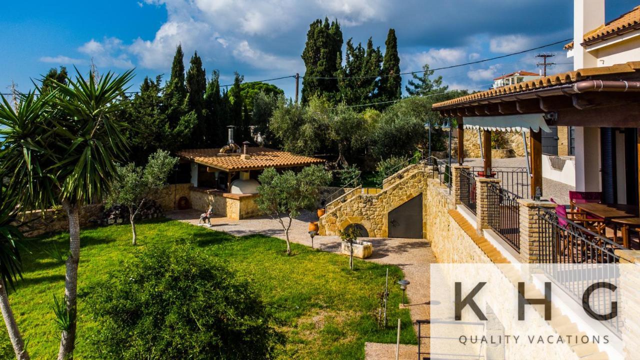 Villa Harmony In Lourdata Livathos  Экстерьер фото